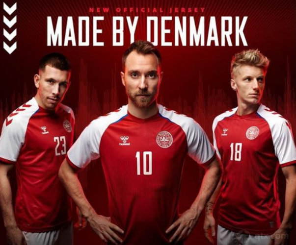 英格兰对丹麦球衣颜色